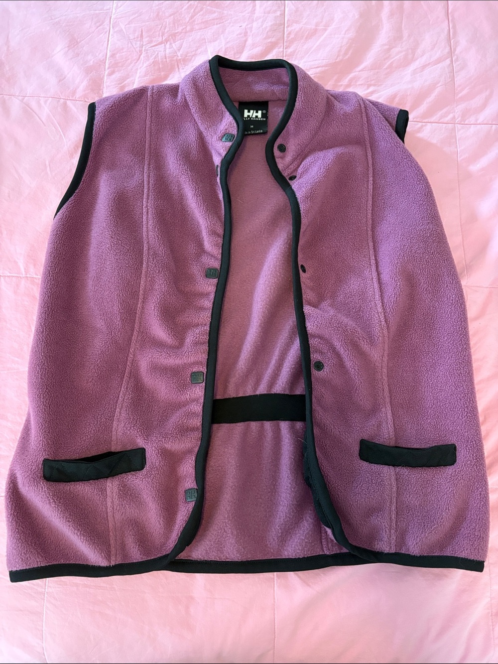 Vintage medium helly Hansen purple vest fleece